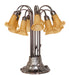 Meyda Tiffany - 273416 - 12 Light Table Lamp - Amber Tiffany Pond Lily - Mahogany Bronze