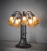 Meyda Tiffany - 273416 - 12 Light Table Lamp - Amber Tiffany Pond Lily - Mahogany Bronze