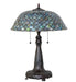 Meyda Tiffany - 273849 - Two Light Table Lamp - Tiffany Fishscale - Mahogany Bronze