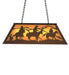 Meyda Tiffany - 274122 - Six Light Pendant - Rustlers - Timeless Bronze