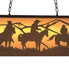 Meyda Tiffany - 274122 - Six Light Pendant - Rustlers - Timeless Bronze