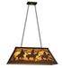 Meyda Tiffany - 274122 - Six Light Pendant - Rustlers - Timeless Bronze