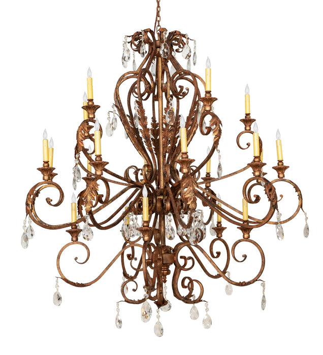 Meyda Tiffany - 274242 - 20 Light Chandelier - Serratina - Autumn Leaf