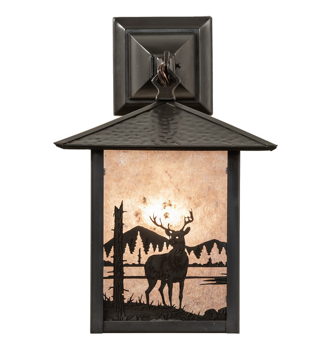 Meyda Tiffany - 39863 - One Light Wall Sconce - Seneca - Craftsman Brown