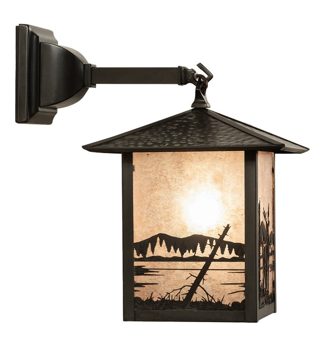 Meyda Tiffany - 39863 - One Light Wall Sconce - Seneca - Craftsman Brown