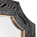 Varaluz - 449MI36A - Wall Mirror - Farra - Cerused Black/Weathered Brass