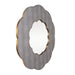 Varaluz - 453MI54A - Wall Mirror - Scallop - Gray Shagreen/Weathered Brass