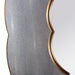 Varaluz - 453MI54A - Wall Mirror - Scallop - Gray Shagreen/Weathered Brass