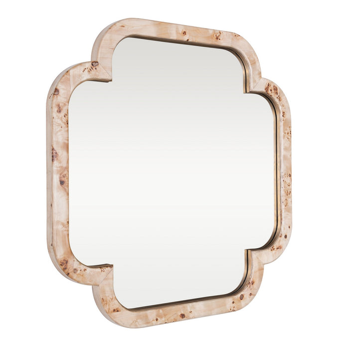 Varaluz - 455MI50B - Wall Mirror - Swiss - Poplar Burl/Weathered Brass