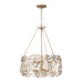 Varaluz - 500C06HGOB - Six Light Chandelier - Ethereal Rose - Havana Gold Ombre