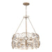 Varaluz - 500C06HGOB - Six Light Chandelier - Ethereal Rose - Havana Gold Ombre