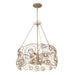 Varaluz - 500C06HGOB - Six Light Chandelier - Ethereal Rose - Havana Gold Ombre