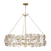 Varaluz - 500C08HGOB - Eight Light Chandelier - Ethereal Rose - Havana Gold Ombre