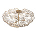 Varaluz - 500S03HGOB - Three Light Semi-Flush Mount - Ethereal Rose - Havana Gold Ombre