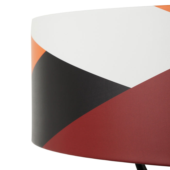 Varaluz - 501P05BLSB - Five Light Pendant - Patchwork - Black/Satin Brass/Patchwork