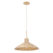 Varaluz - 502P01MFGN - One Light Pendant - Hilton Head - French Gold/Natural Seagrass