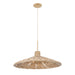 Varaluz - 502P05FGN - Five Light Pendant - Hilton Head - French Gold/Natural Seagrass