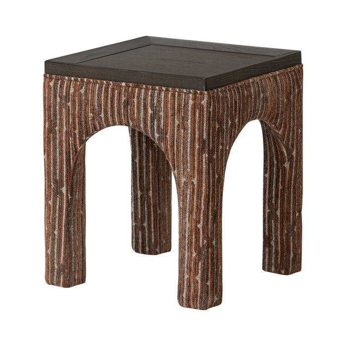Varaluz - 506TA16B - Side Table - Continental - Dark Brown Oak/Geo