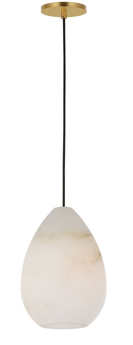 Visual Comfort Modern - SLPD544ALBHAB - One Light Pendant - Alina - Hand Rubbed Antique Brass