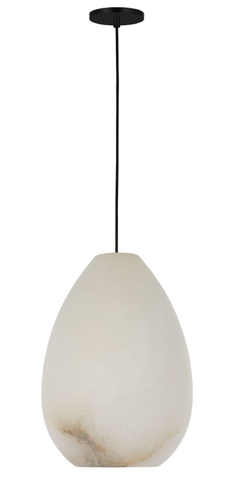 Visual Comfort Modern - SLPD545ALBB - One Light Pendant - Alina - Nightshade Black