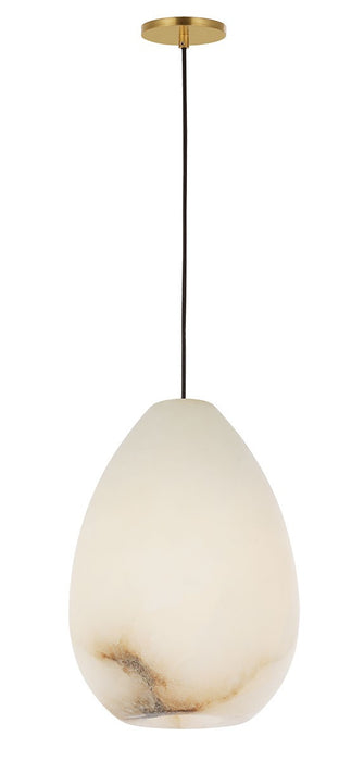 Visual Comfort Modern - SLPD545ALBHAB - One Light Pendant - Alina - Hand Rubbed Antique Brass