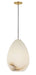 Visual Comfort Modern - SLPD545ALBHAB - One Light Pendant - Alina - Hand Rubbed Antique Brass