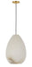 Visual Comfort Modern - SLPD545ALBHAB - One Light Pendant - Alina - Hand Rubbed Antique Brass