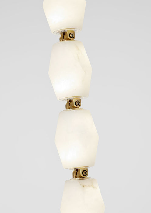 Visual Comfort Modern - SLWS54727ALBHAB - LED Wall Sconce - Collier - Hand Rubbed Antique Brass