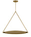 Visual Comfort Modern - PBPD35127NB/NB - LED Pendant - Cymbal - Natural Brass