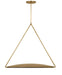 Visual Comfort Modern - PBPD35127NB/NB - LED Pendant - Cymbal - Natural Brass