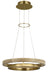 Visual Comfort Modern - 700GRC24HABNO-LED930 - LED Chandelier - Grace - Hand Rubbed Antique Brass/Natural Oak