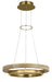 Visual Comfort Modern - 700GRC24HABNO-LED930 - LED Chandelier - Grace - Hand Rubbed Antique Brass/Natural Oak