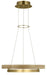 Visual Comfort Modern - 700GRC24HABNO-LED930 - LED Chandelier - Grace - Hand Rubbed Antique Brass/Natural Oak