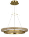 Visual Comfort Modern - 700GRC30HABNO-LED930 - LED Chandelier - Grace - Hand Rubbed Antique Brass/Natural Oak