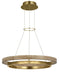 Visual Comfort Modern - 700GRC30HABNO-LED930 - LED Chandelier - Grace - Hand Rubbed Antique Brass/Natural Oak