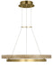 Visual Comfort Modern - 700GRC30HABNO-LED930 - LED Chandelier - Grace - Hand Rubbed Antique Brass/Natural Oak