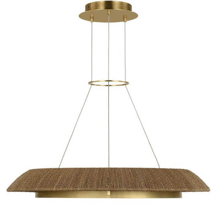 Visual Comfort Modern - SLCH55927NTHAB - LED Chandelier - Noa - Hand Rubbed Antique Brass