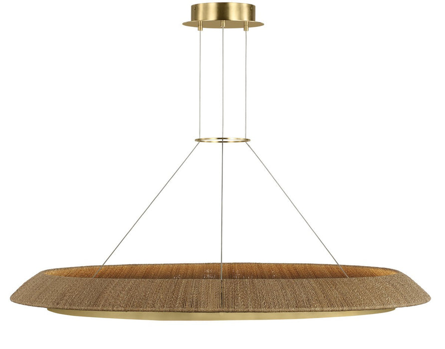 Visual Comfort Modern - SLCH55727NTHAB - LED Chandelier - Noa - Hand Rubbed Antique Brass