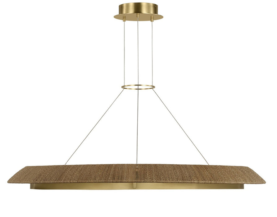 Visual Comfort Modern - SLCH55727NTHAB - LED Chandelier - Noa - Hand Rubbed Antique Brass