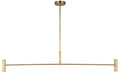 Visual Comfort Modern - SLLS57130HAB - LED Linear Chandelier - Ponte - Hand Rubbed Antique Brass