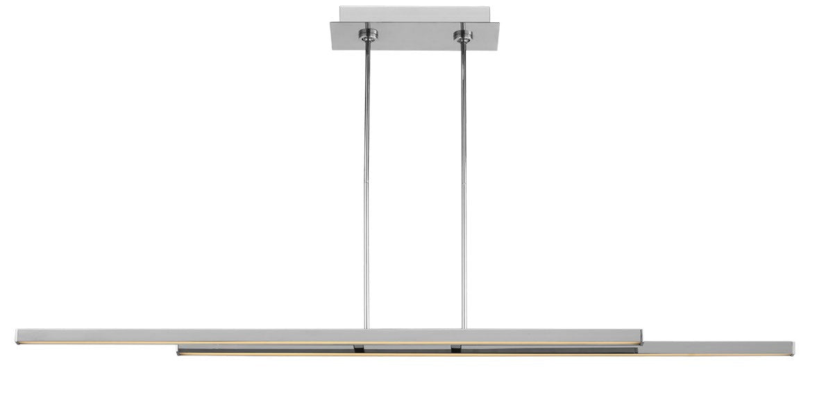 Visual Comfort Modern - 700LSSTG260PSS-LED927 - LED Linear Suspension - Stagger - Polished Stainless Steel