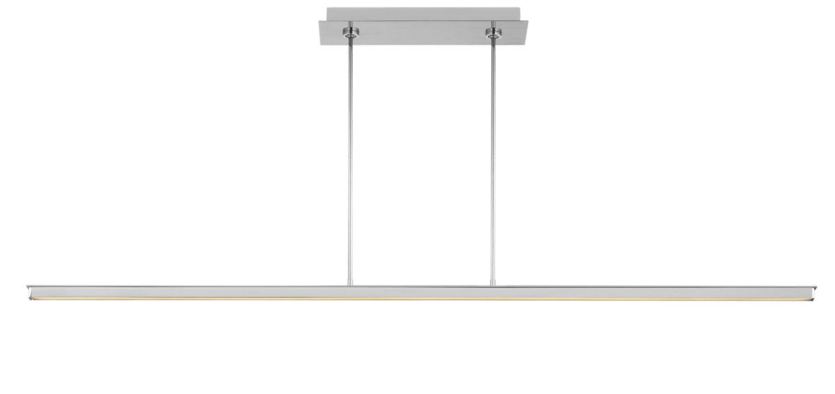 Visual Comfort Modern - 700LSSTG72PSS-LED927 - LED Linear Suspension - Stagger - Polished Stainless Steel