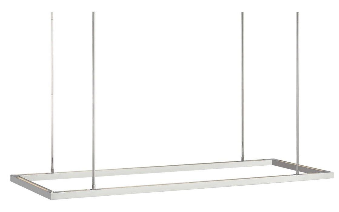 Visual Comfort Modern - 700LSSTG50PSS-LED927 - LED Linear Suspension - Stagger - Polished Stainless Steel