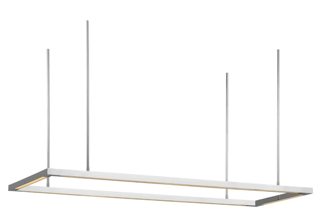 Visual Comfort Modern - MDLS18727PSS - LED Linear Suspension - Stagger - Polished Stainless Steel