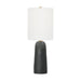 Visual Comfort Studio - HT1081RBC1 - One Light Table Lamp - Aura - Rough Black Ceramic