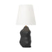 Visual Comfort Studio - HT1091RBC1 - One Light Table Lamp - Broxton - Rough Black Ceramic