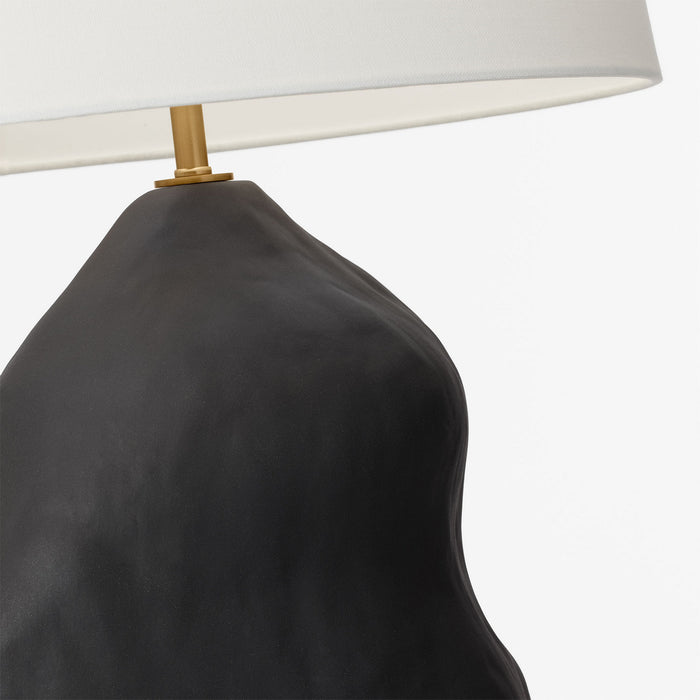 Visual Comfort Studio - HT1091RBC1 - One Light Table Lamp - Broxton - Rough Black Ceramic