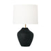 Visual Comfort Studio - HT1111RBC1 - One Light Table Lamp - Cadley - Rough Black Ceramic