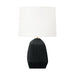Visual Comfort Studio - HT1121RBC1 - One Light Table Lamp - Tallulah - Rough Black Ceramic