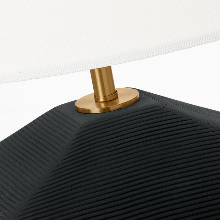 Visual Comfort Studio - HT1121RBC1 - One Light Table Lamp - Tallulah - Rough Black Ceramic